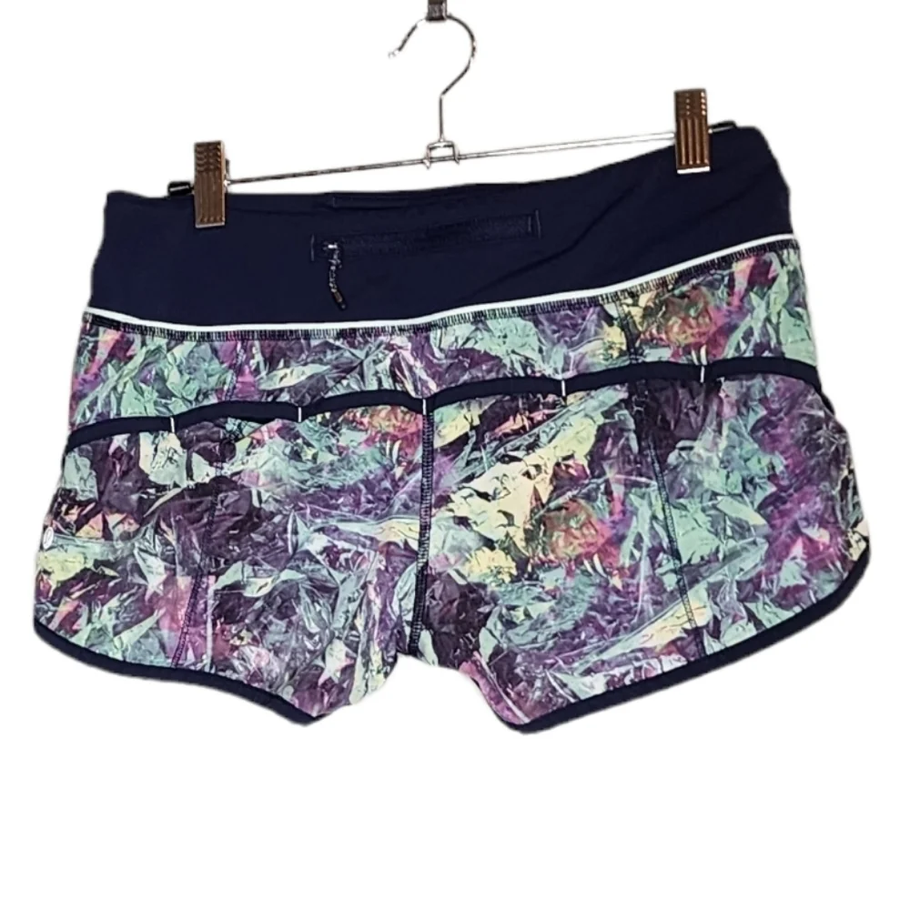 Lululemon Run:‎ Speed Short *4-way Stretch Iridescent Multi / Deep Navy